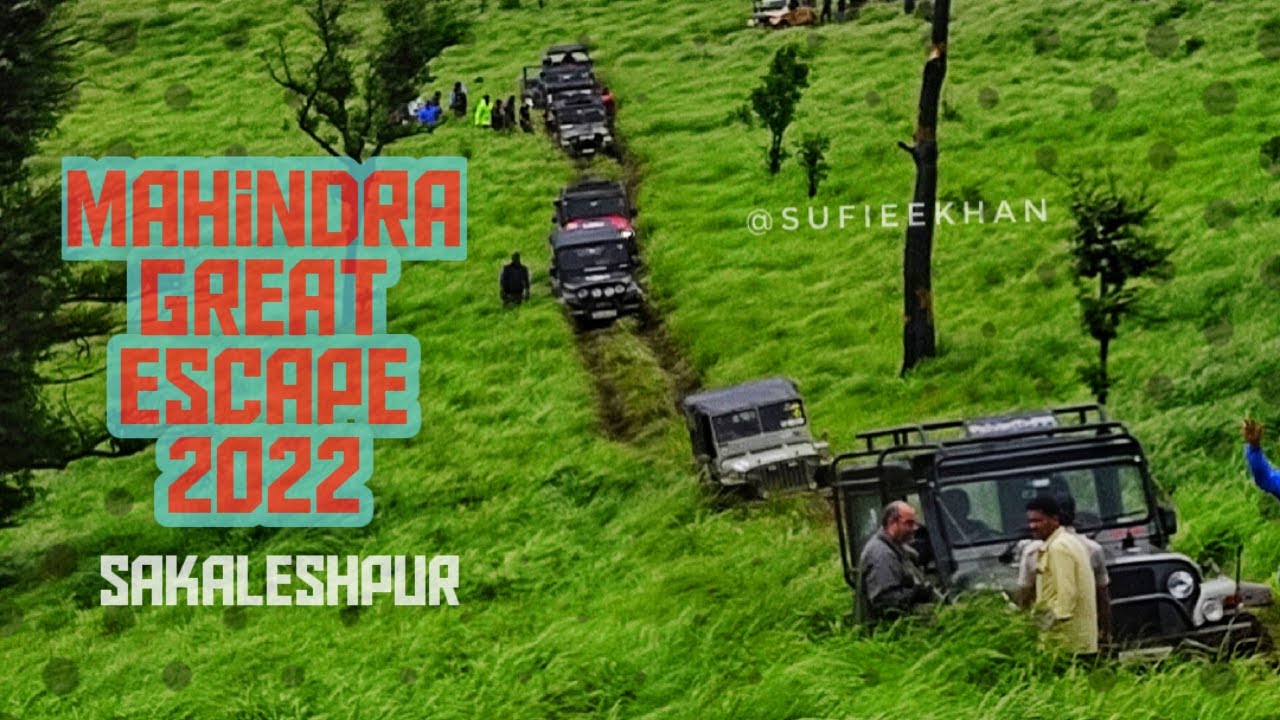 Mahindra Great Escape Sakaleshpur- 2022 #sakaleshpura #offroad #offroading