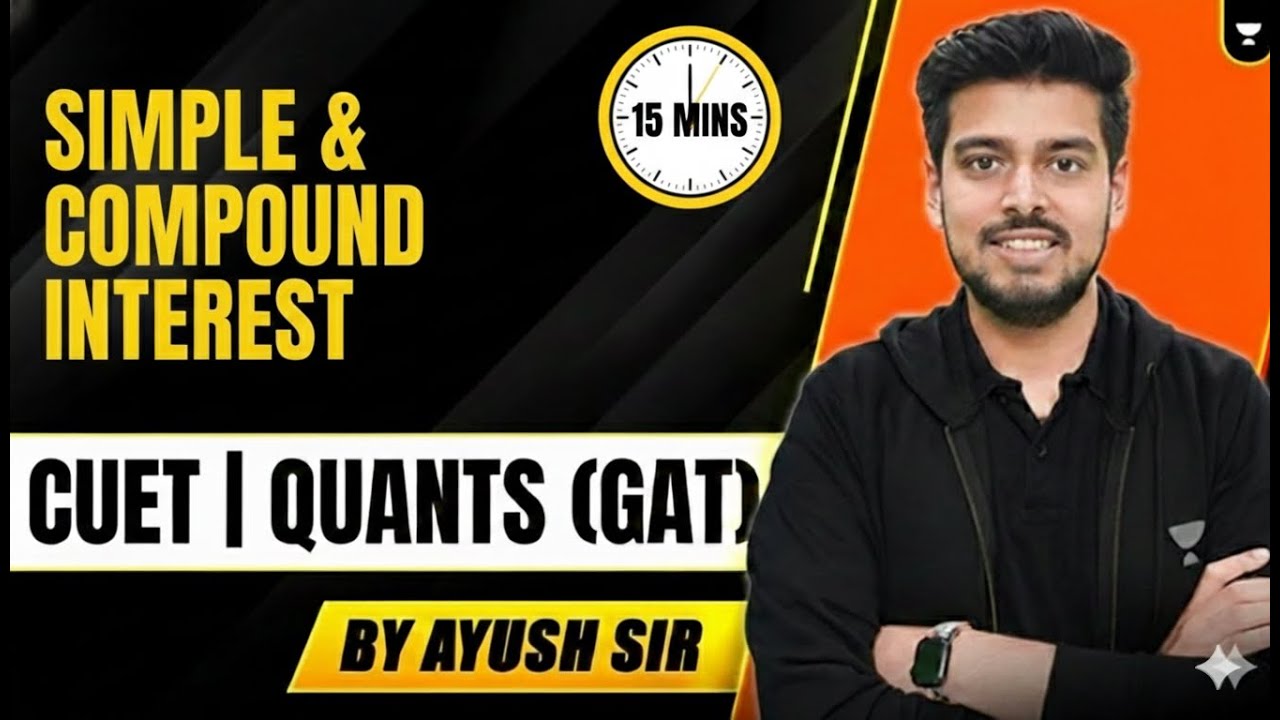 SI & CI One Shot 🔥 | 15 mins | CUET GAT 2026 | Ayush Sir