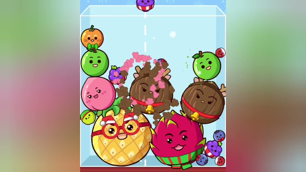 Watermelon Drop Merge 🍉 Mobile Gameplay #fruitmerge #fruitgame #fruitgames