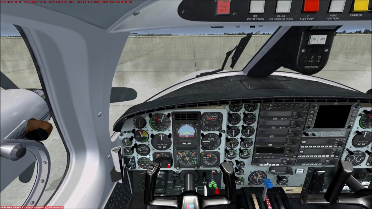 Piper Cheyenne II PREPAR3D Full Engine Start Up guide Digital Aviation great sounds Orlando Mco HD