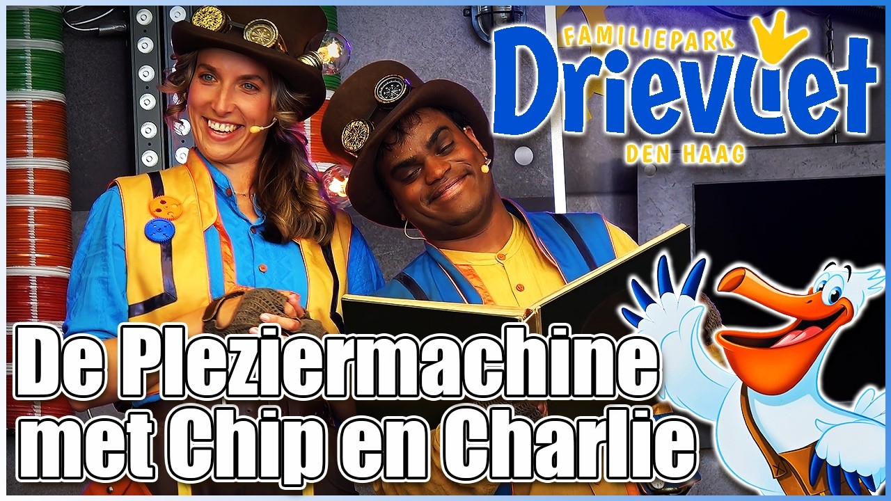 🌟De Grote Drievlietshow🎶De Pleziermachine met Chip en Charlie🎢Familiepark Drievliet Den Haag 4K