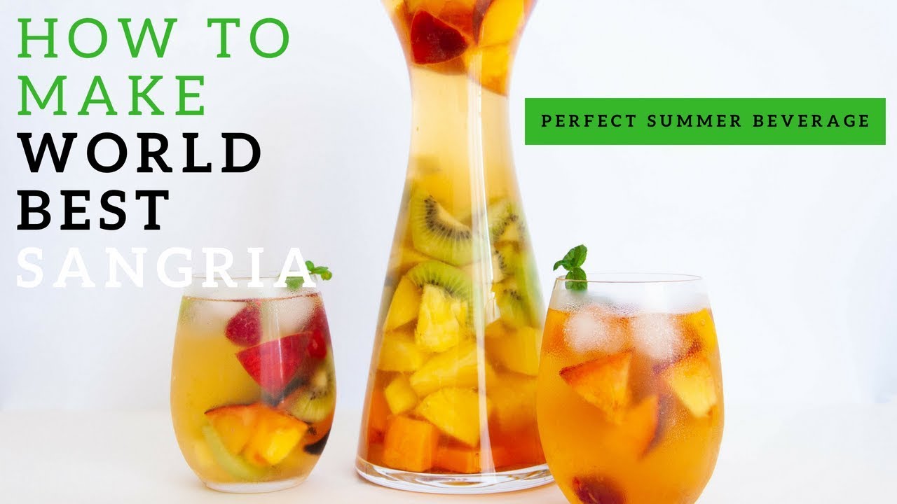 How to make World – Best Spanish Sangria 🍸🍍 | Perfect Summer Beverage Recipe | Two different ways