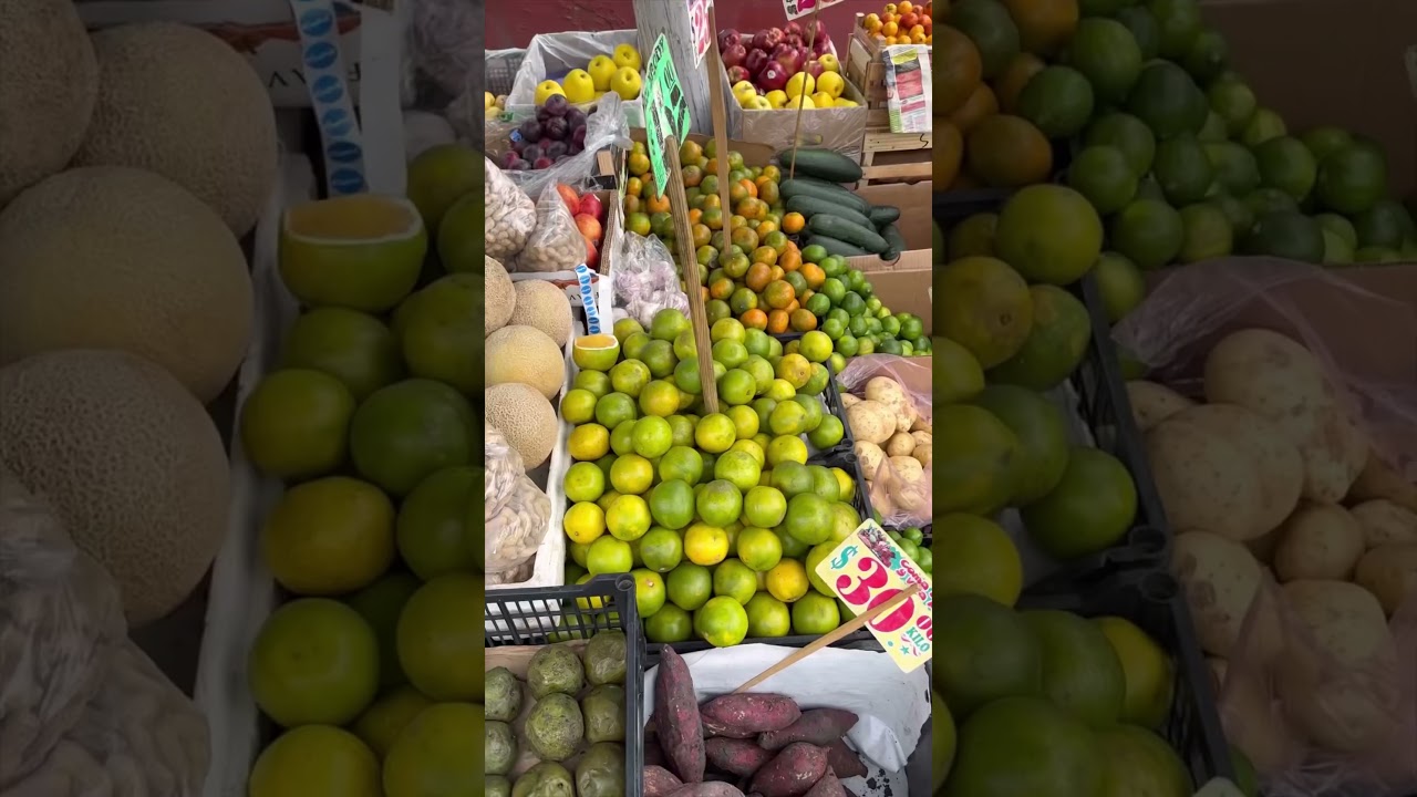 Coreana viendo frutas de Mexico por primera vez 😎💅