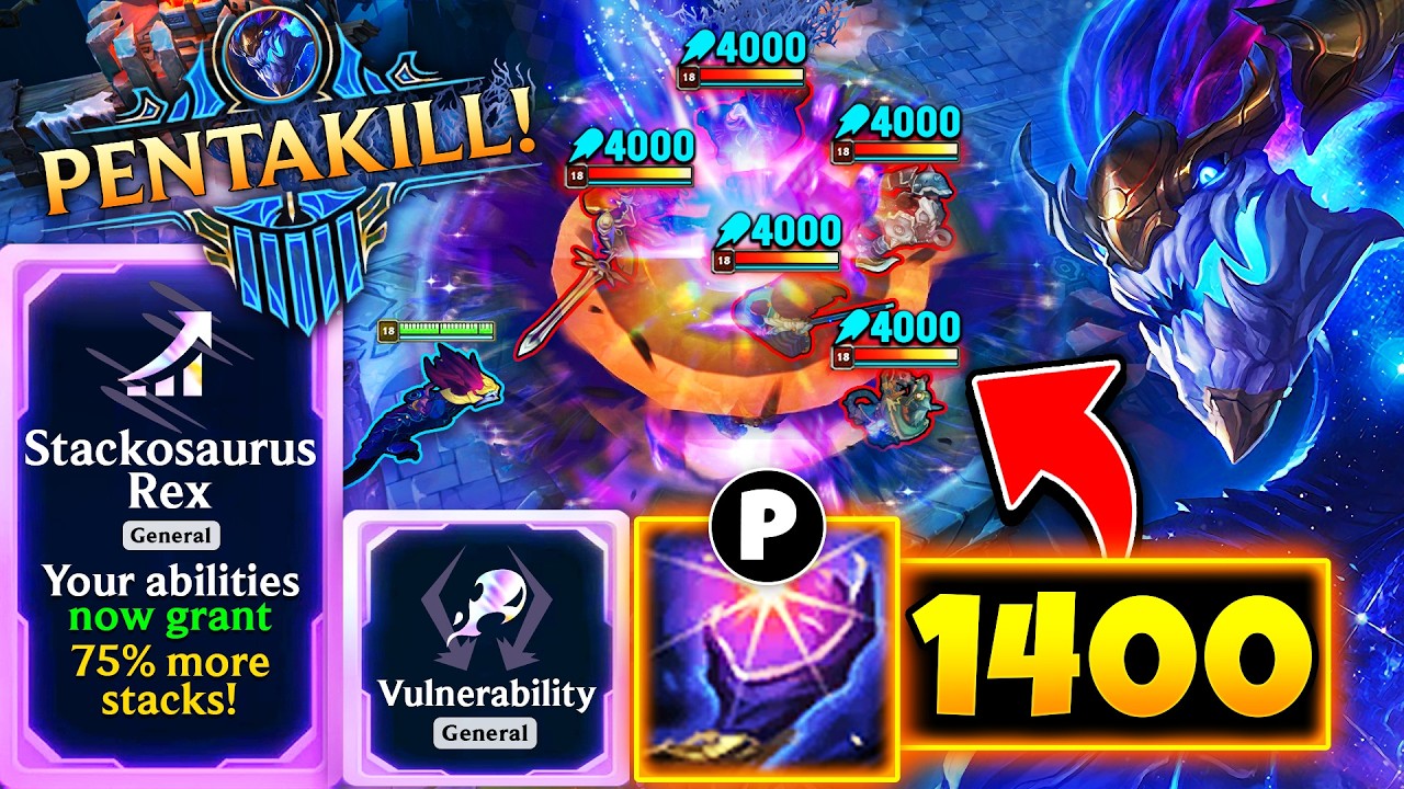 Stackosaurus Vulnerability God Roll: Lore Accurate Aurelion Sol - INSTANT PENTAKILL
