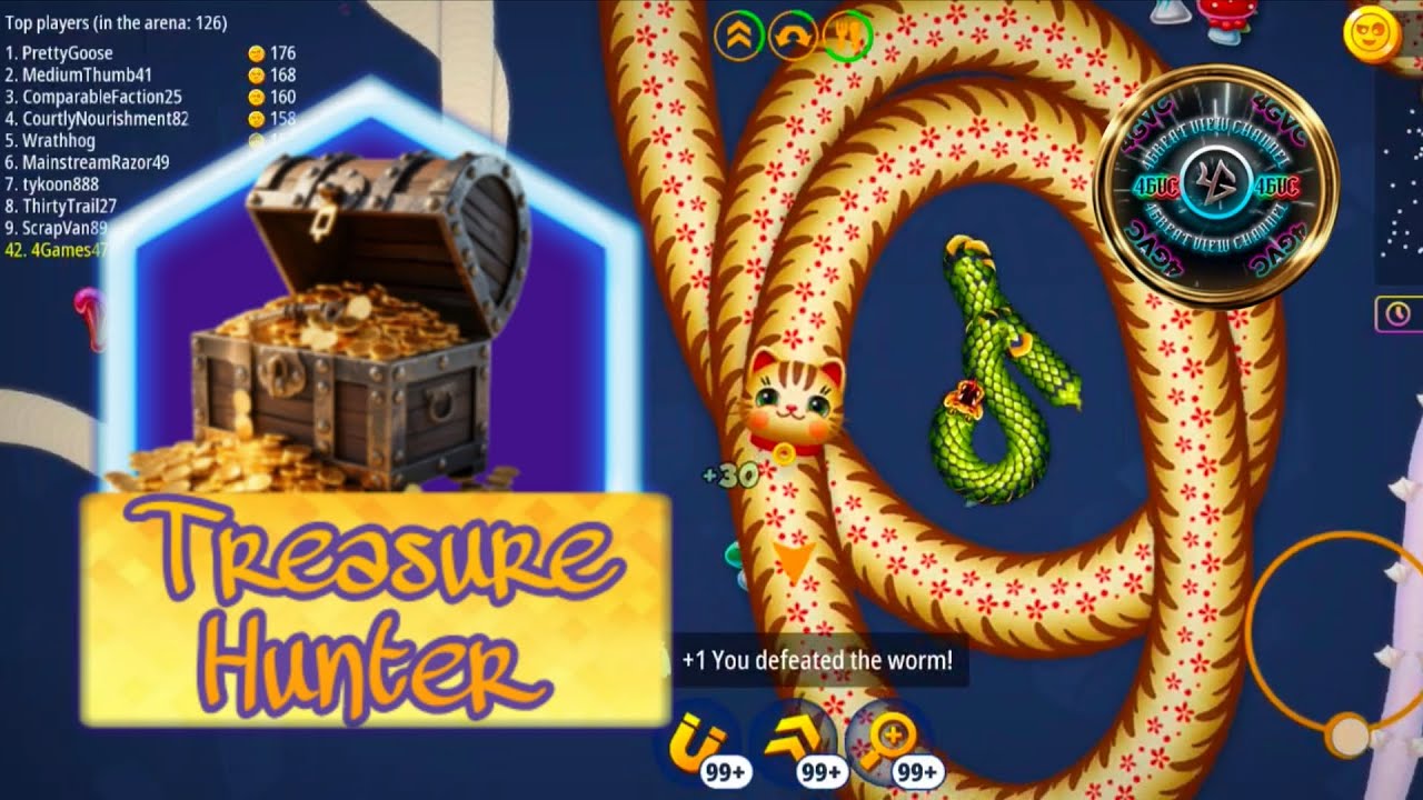 🏮🧨 Worms Zone.io Lunar New Year 2026 💰 Treasure Hunter (4) 💰 🏮🧨 by 4Games_#1212