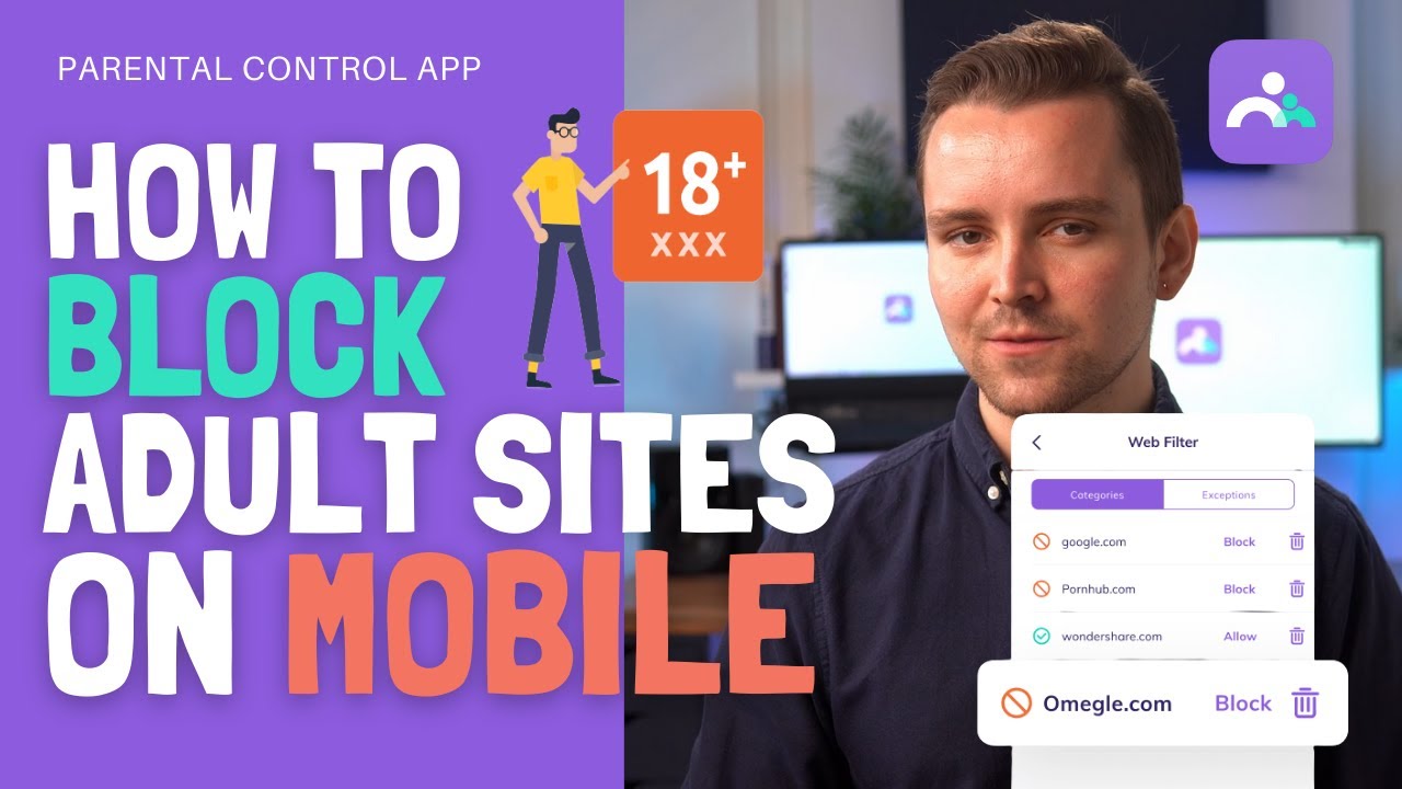 How to block adult websites on mobile via FamiSafe Parental Control App (Android/iPhone/iPad)