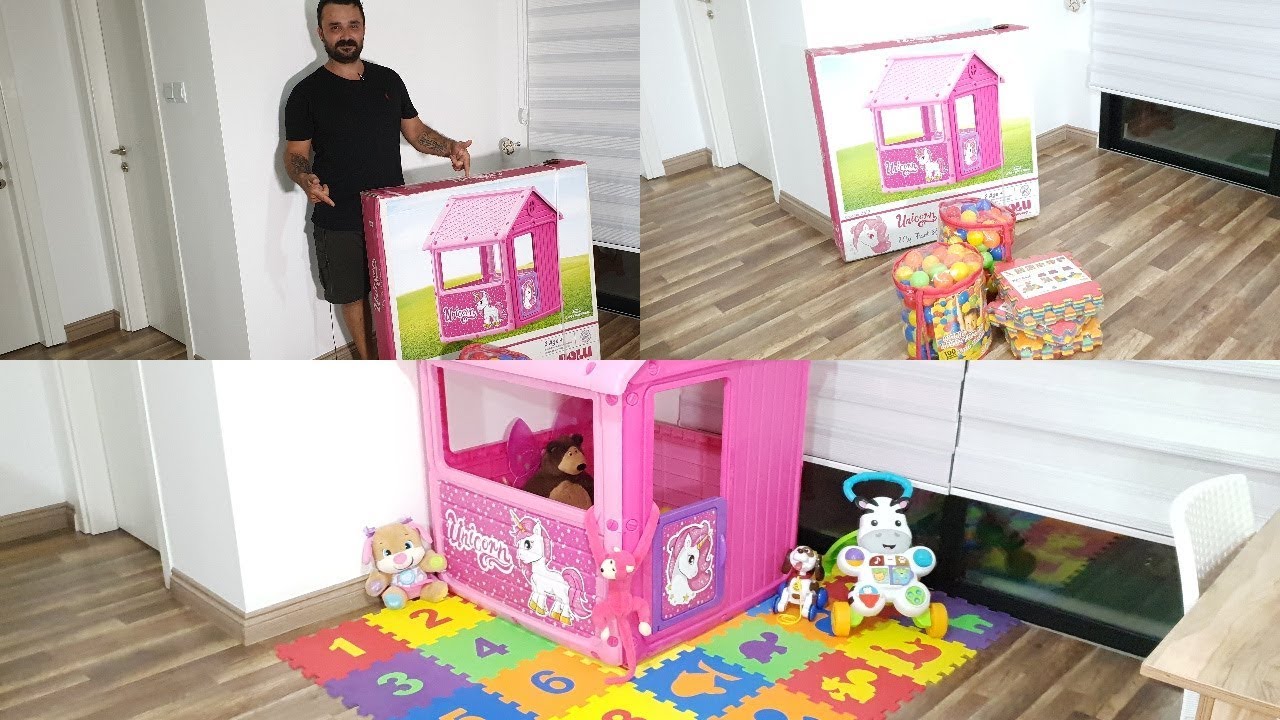 OYUNCAK EV KURULUMU , OYUNCAK EV YAPIMI | UNİCORN MY FİRST HOUSE