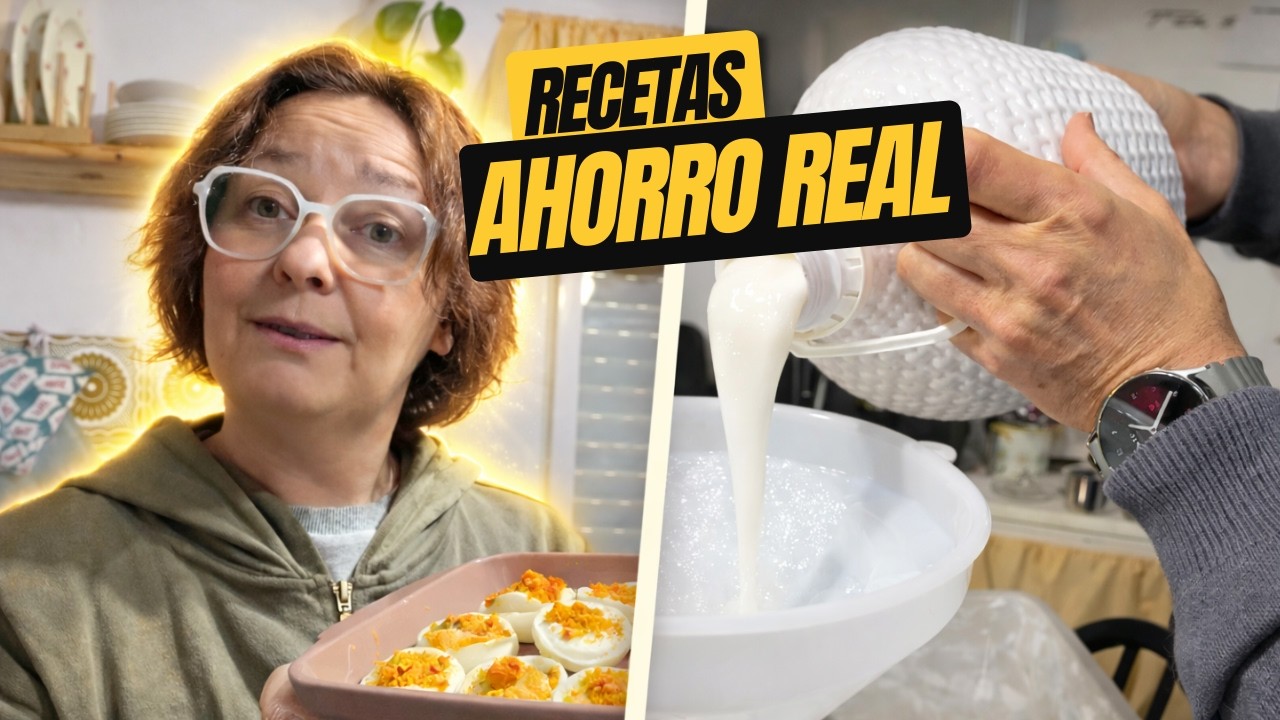 Recetas caseras + Jabón líquido lavadora por 1€ 🧼🍳 | Ahorro real en casa