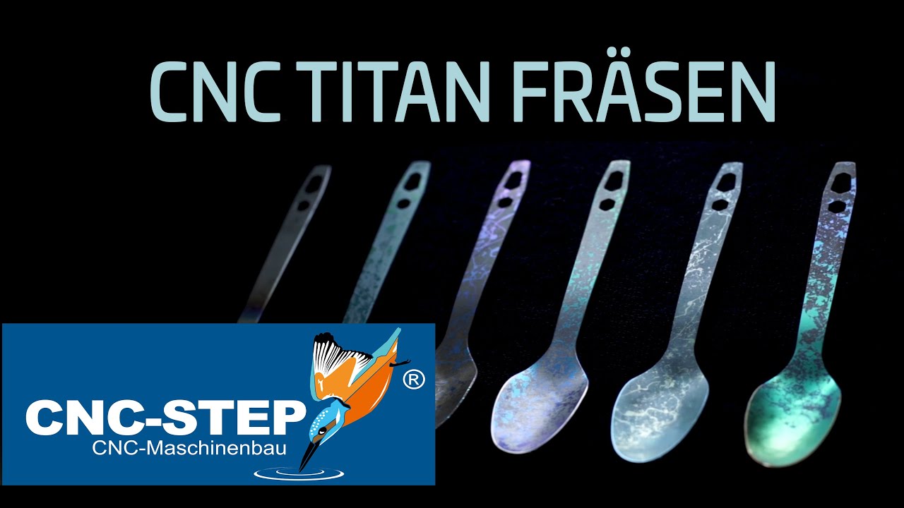 CNC-STEP | Titan fräsen mit der CNC Fräse