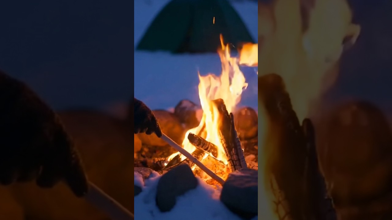 ❄️Solo Camping #aitravelvlog #travel