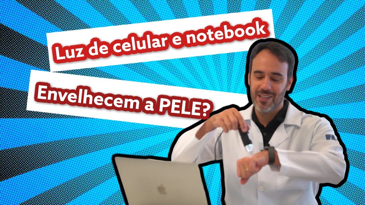 Luz de celular e computador danificam a PELE?