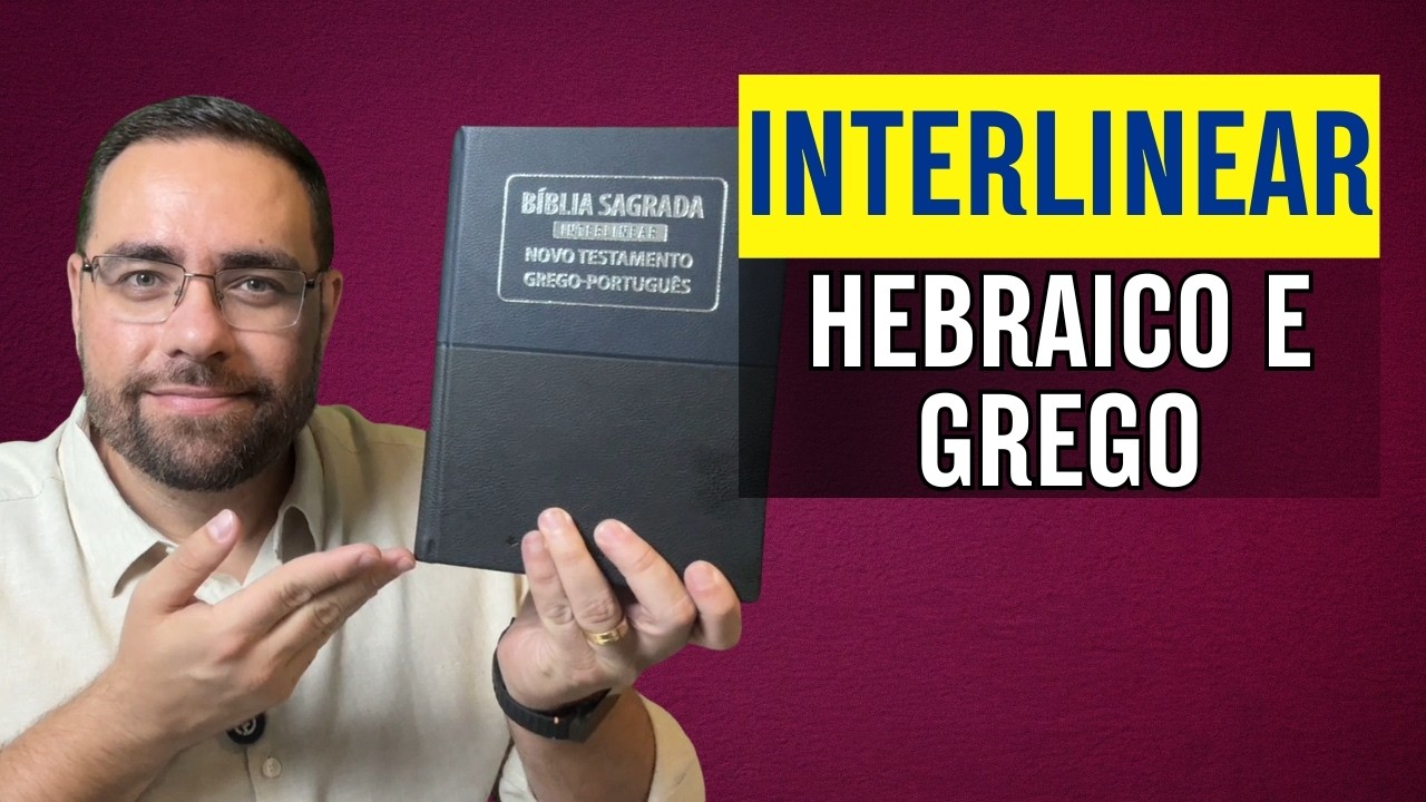 BÍBLIA INTERLINEAR SBB: Hebraico e Grego com Tradução Literal (Review Completo)