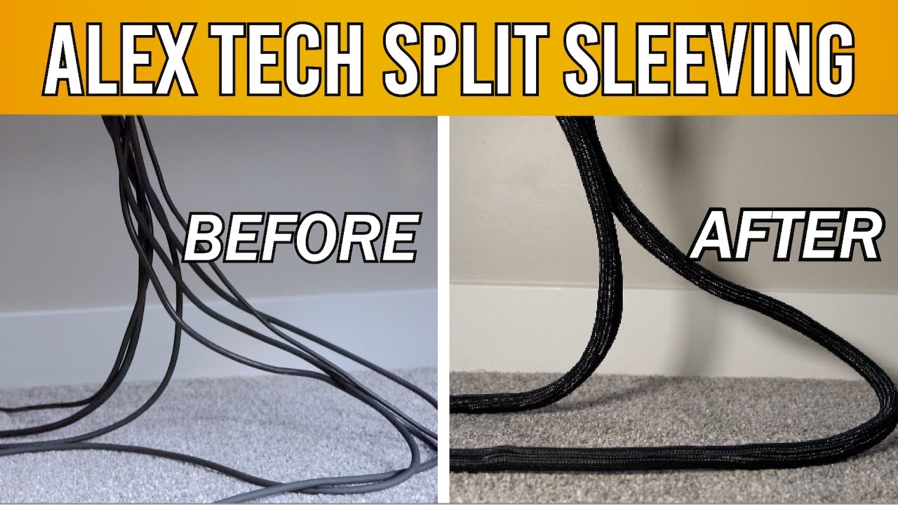 Cable Management Hack: Alex Tech Split Sleeving Cable Loom and Protector Review