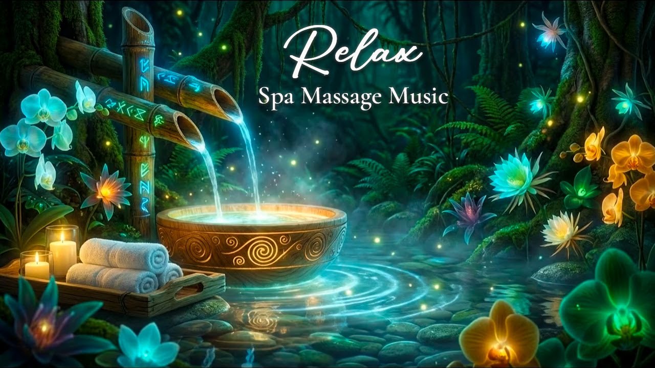 Relaxing Piano with Flowing Water Sounds 🍃 Deep Healing to Release Stress, Worry & Emotional Fatigue