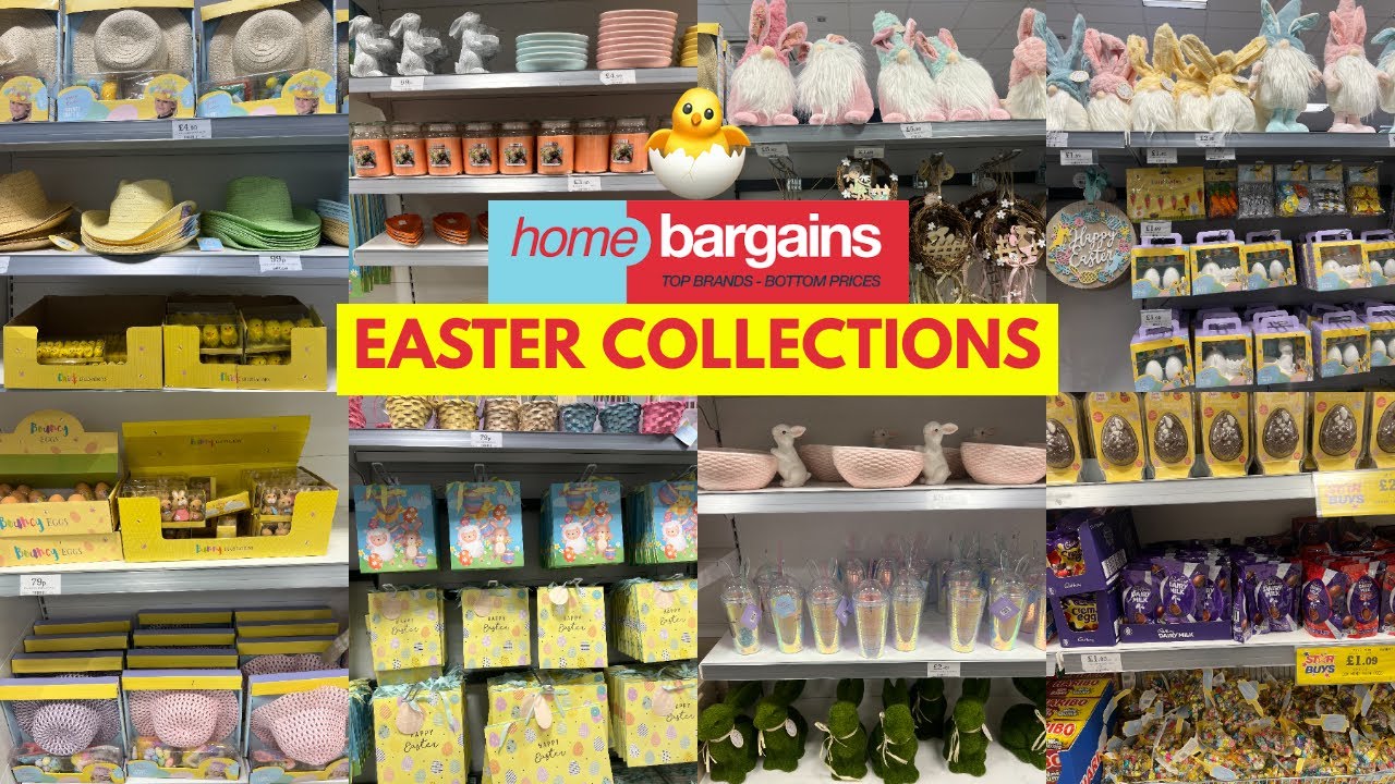 HOME BARGAINS EASTER DECOR COLLECTIONS WITH PRICE JAN 2023 | HOME BARGAINS HAUL | TRAVELANDSHOP