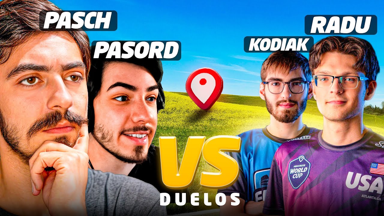 ENFRENTAMOS O CAMPEÃO MUNDIAL  DE GEOGUESSR NOS DUELOS! ft. @pasord