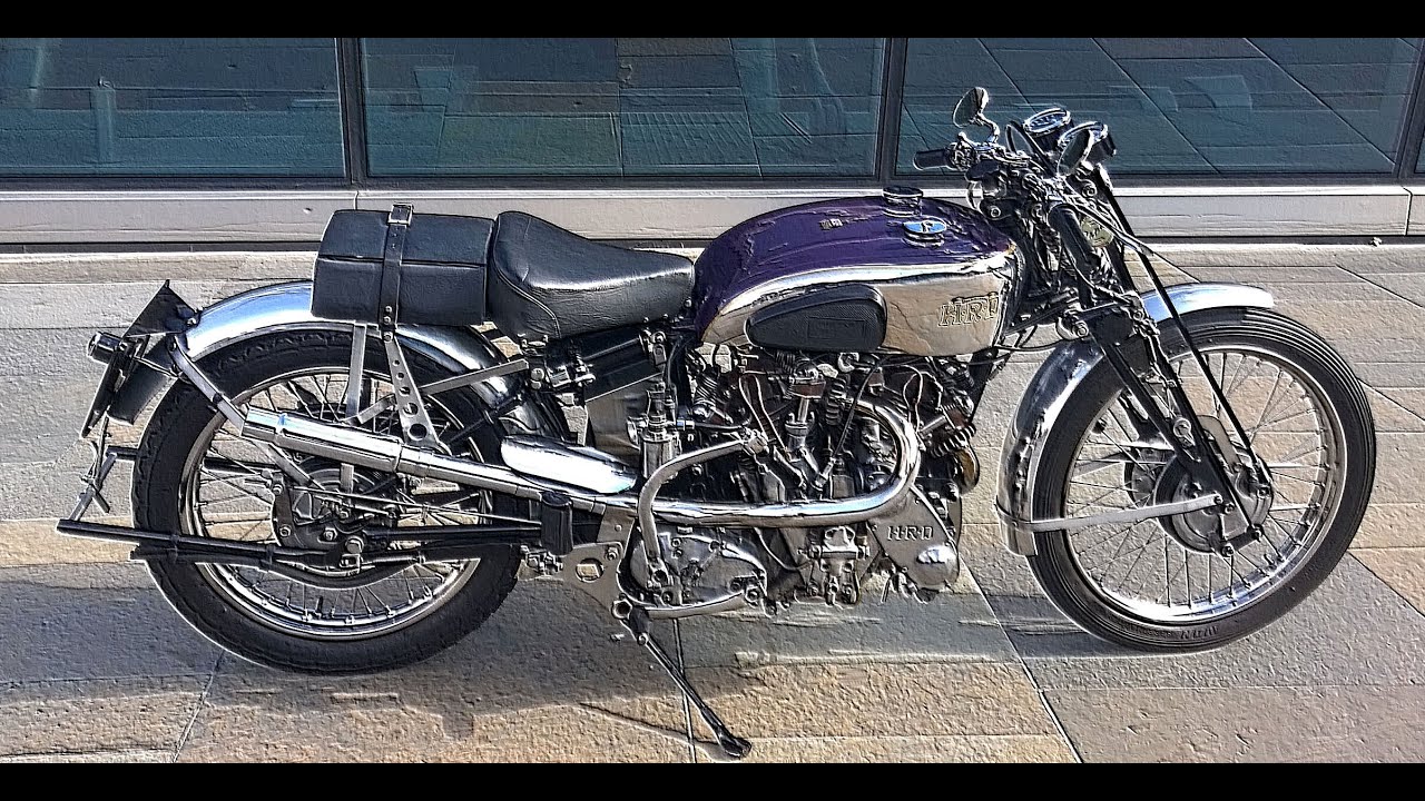 Starting a 1937 Vincent HRD Series A Rapide