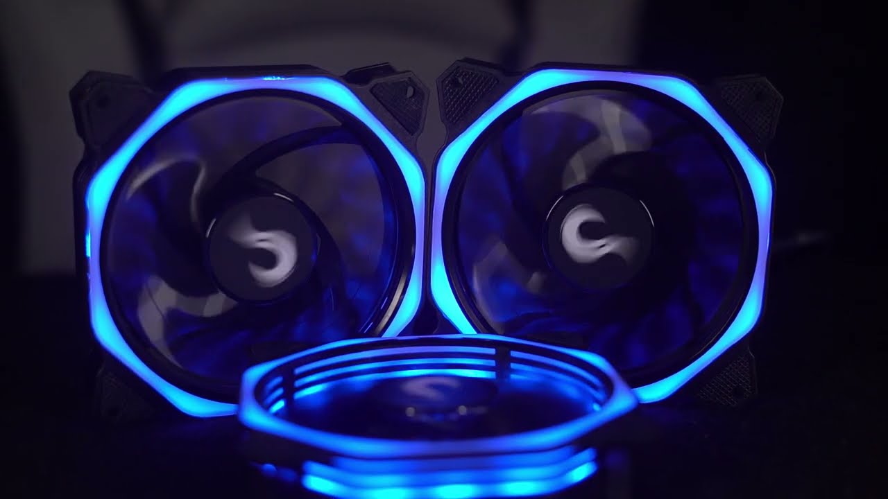 KIT FAN AURA RGB RISE MODE - RM-AU-02-RGB