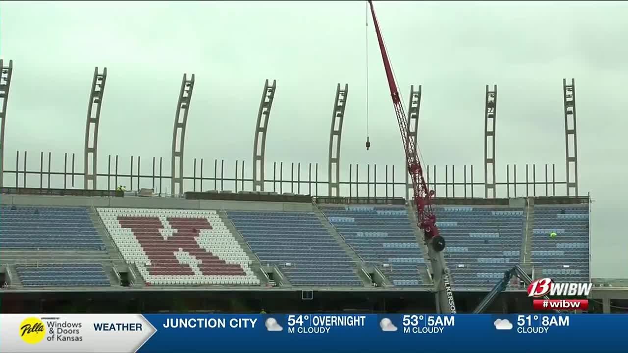 Take a walk through KU football’s stadium construction site 98 days before completion