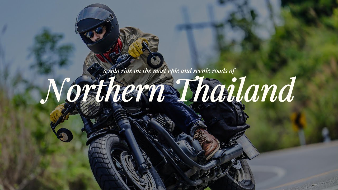 Most epic and scenic roads of Northern Thailand | 800 km  road trip on the Triumph Bobber
