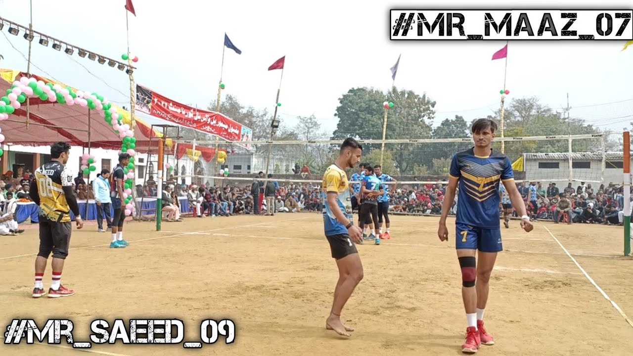 ( Azamgarh VS Mumbai ) #mr_maaz_07 #mr_saeed_09 All India Volleyball Tournament Fatehpur tallnarja