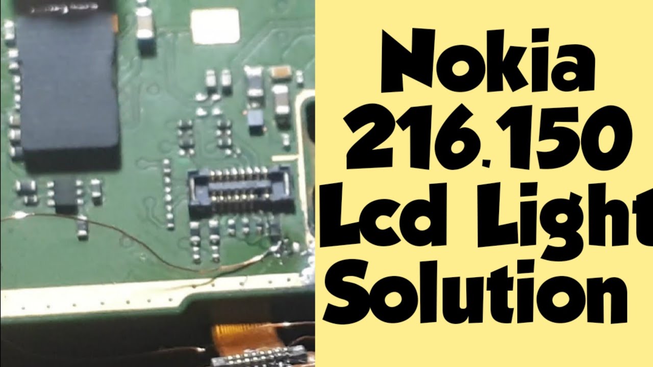 Nokia 216 Broken lcd Light ways jumper Solution | All nokia Mobile lcd light jumper ways