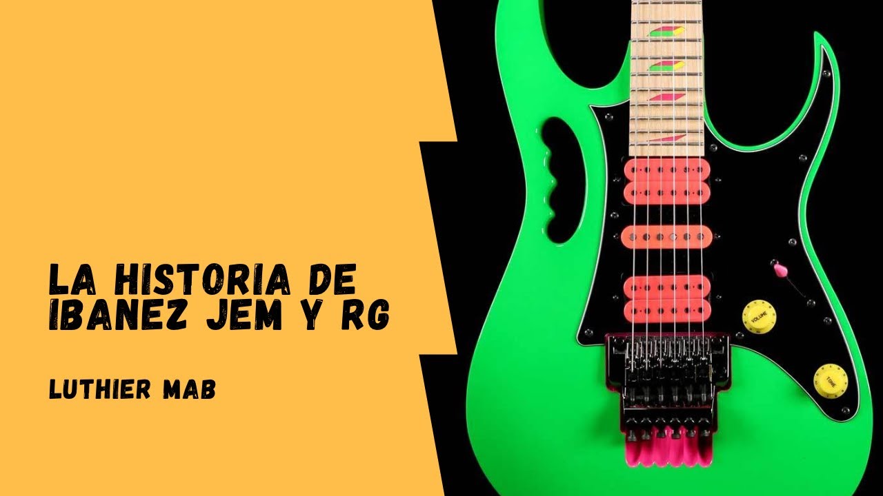 La historia de Ibanez JEM de Steve Vai y RG Series