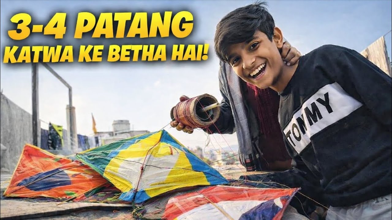 😂 Aaj To 3–4 Patang Katwa Ke Hi Baitha Hai | Full Patangbaazi Masti