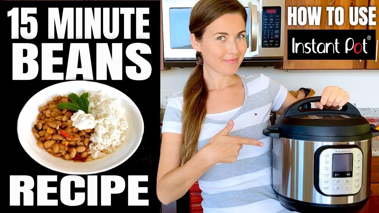 Instant Pot Pinto Beans In 15 Minutes! Delicious Pinto Beans Recipe + How To Use Your Instant Pot.