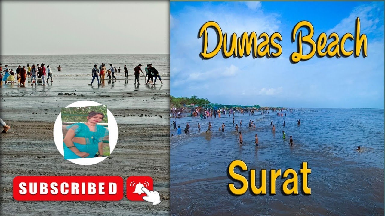 Very Beautiful Dumas Beach Surat//Dumas Beach2023//Surat//Ajit Volg Channel 1995