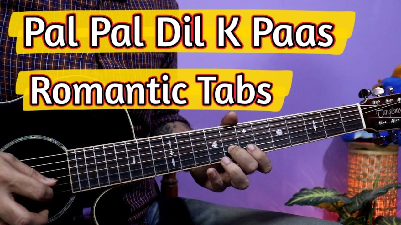 Pal Pal Dil Ke Paas - Kishore Kumar | Romantic Guitar Tabs Lesson | Blackmail