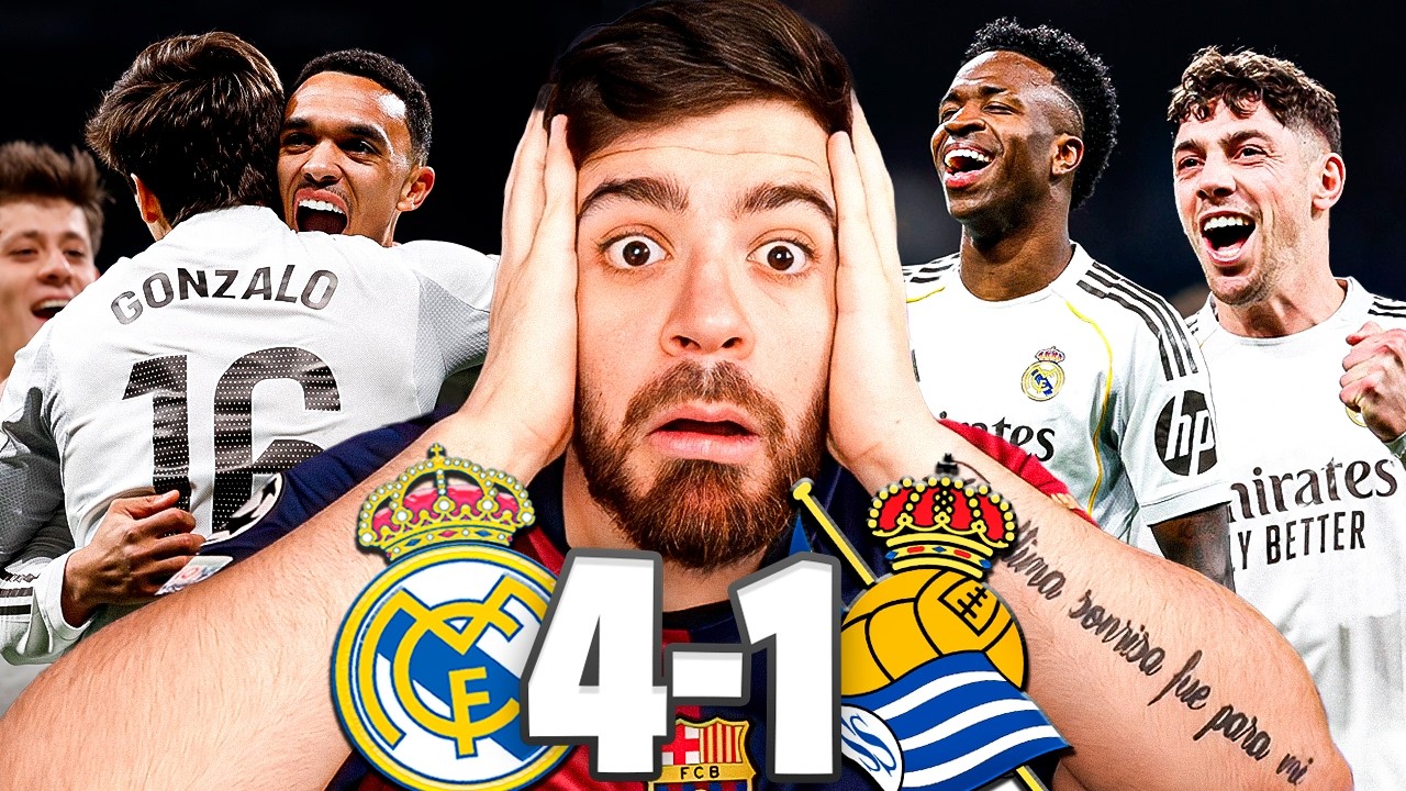 GOLEÓ EL REAL MADRID 4-1 VS REAL SOCIEDAD. ¿VINICIUS VUELVE A SU PRIME? ¿HUBO ROBO? ANÁLISIS SERIO.