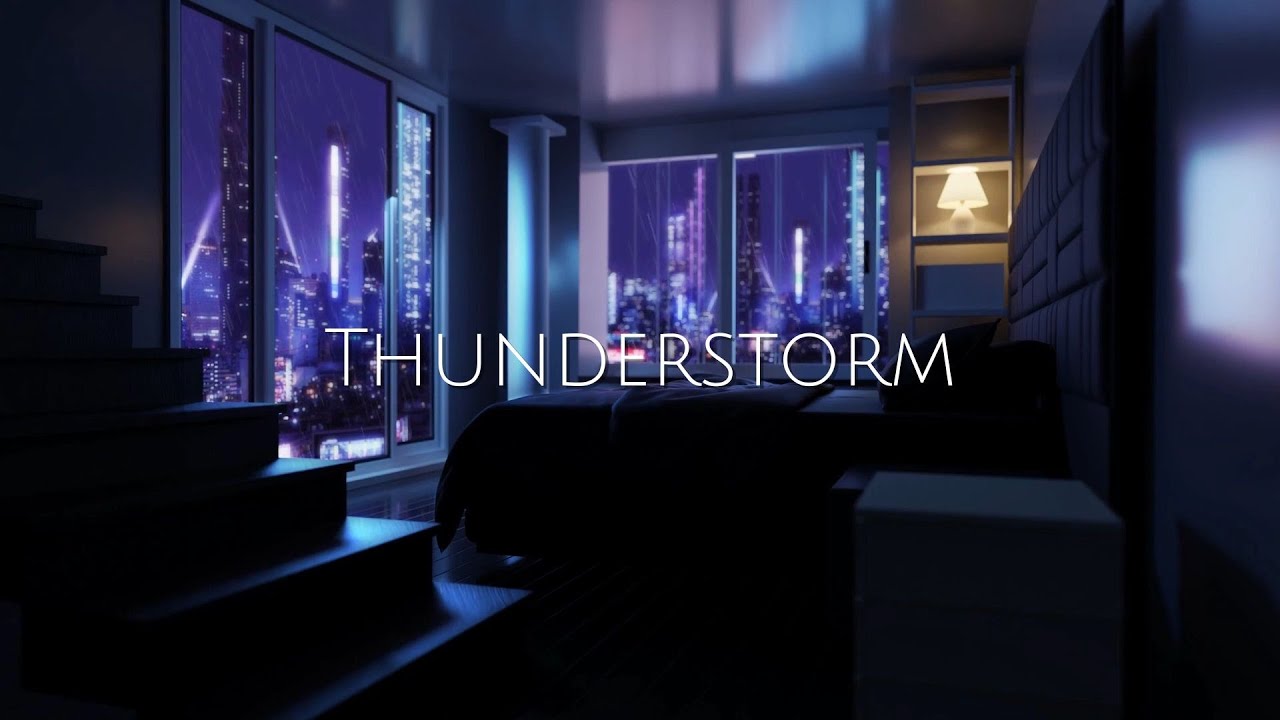 Heavy Rain & Thunder for Sleeping – 10 Hour Storm Ambience Loop