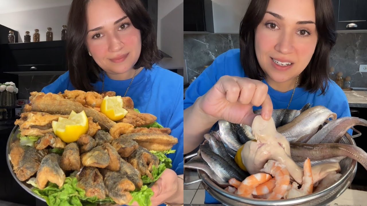 الحوت مقلي أحسن من المطاعم السر باش ميشربش الزيت 😋😋