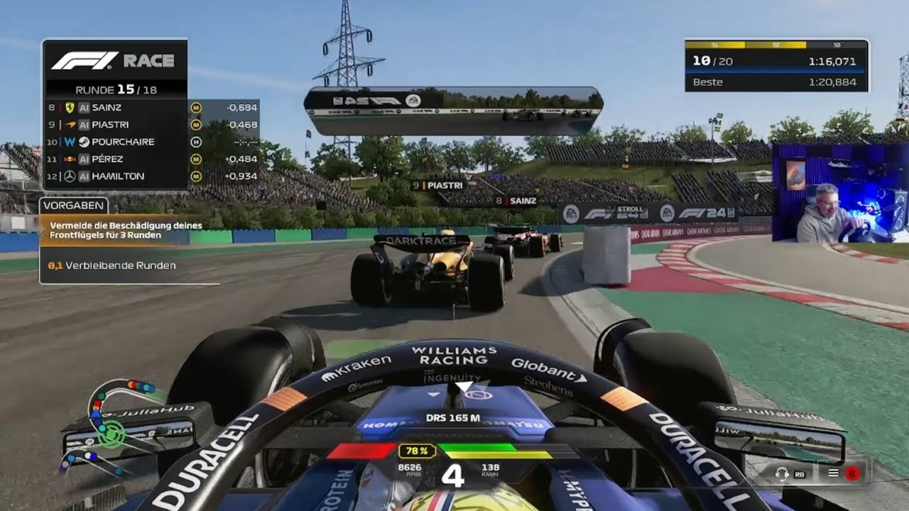 F1 24 | SPANNEND BIS ZUM SCHLUSS - PUNKTE GEHOLT | ZWEIFAHRER-KARRIERE | UNGARN GP | @The-Boss-89