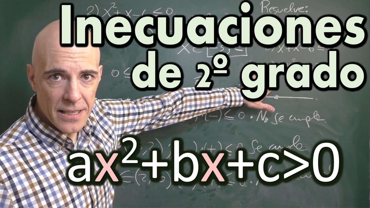 Inecuaciones cuadráticas o de segundo grado