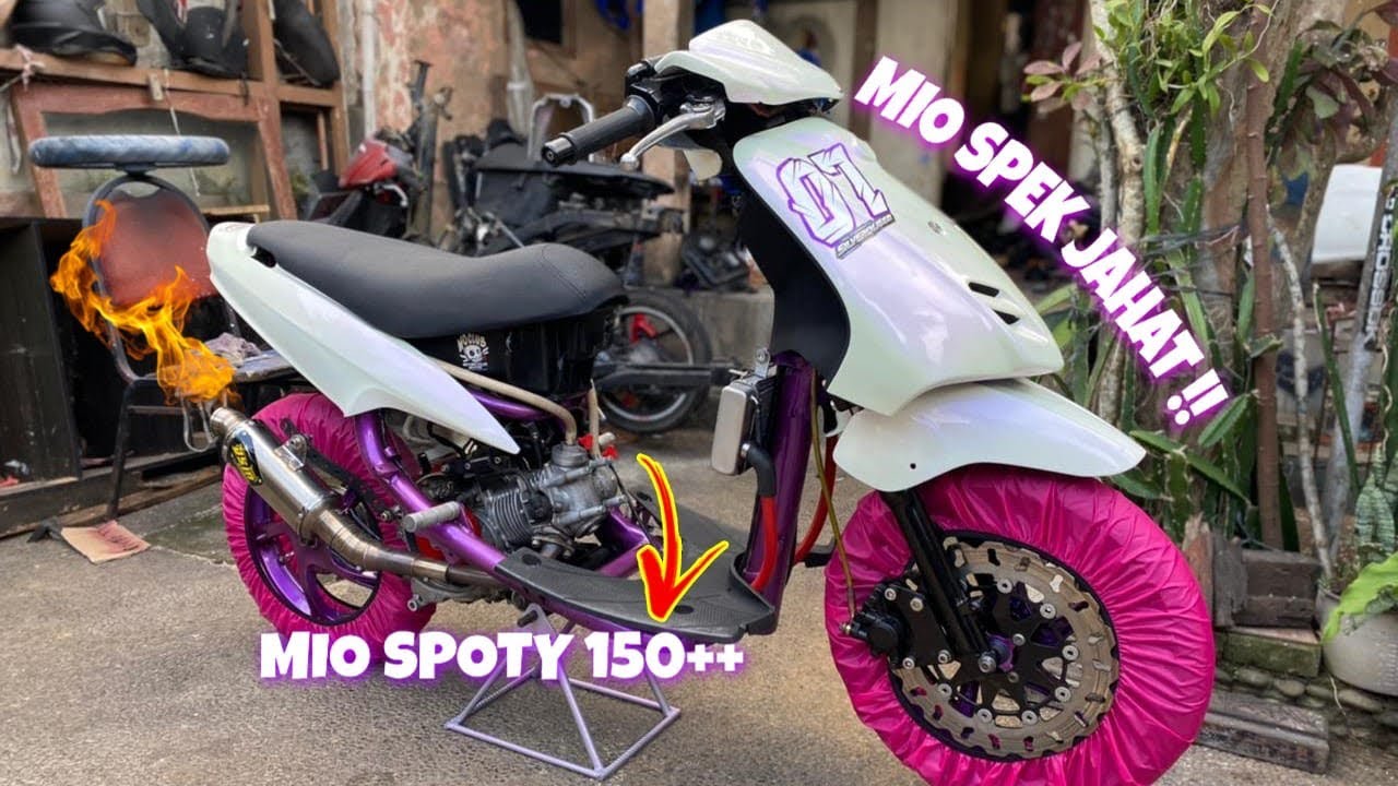 BONGKAR SPEK MIO ROAD RACE VIRAL 150++ | GARAPAN TANGAN ANAK SMA‼️