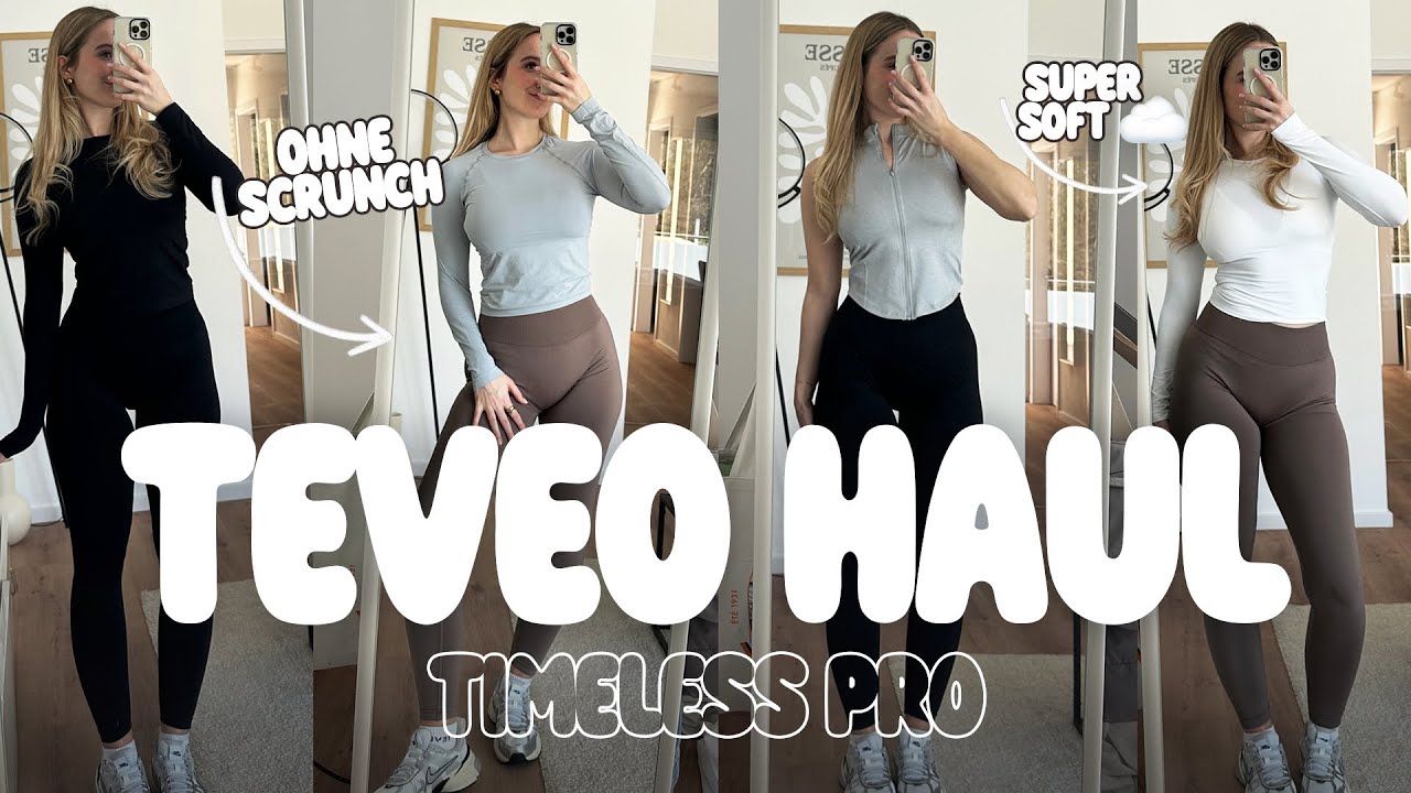 Gym Leggings OHNE Scrunch: TEVEO TIMELESS PRO HAUL 😮&zwj;💨 - Marie Inspire