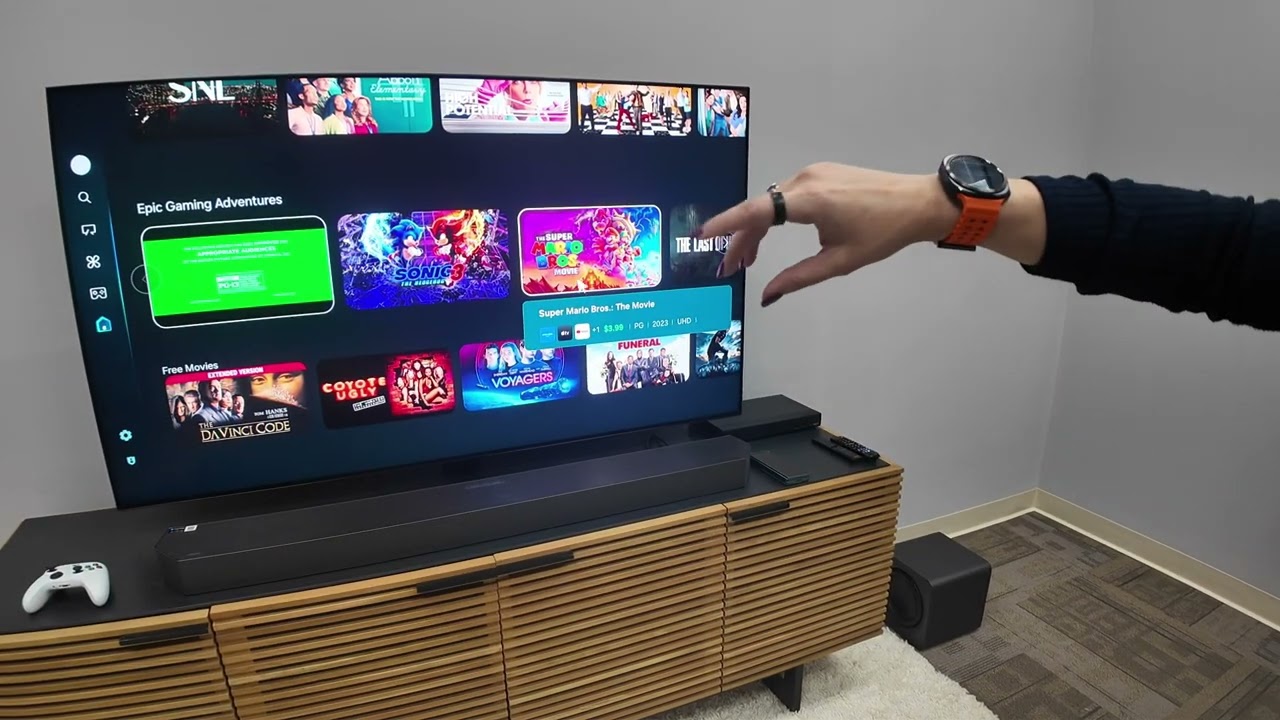 Samsung TV with Galaxy Watch Gesture Controls
