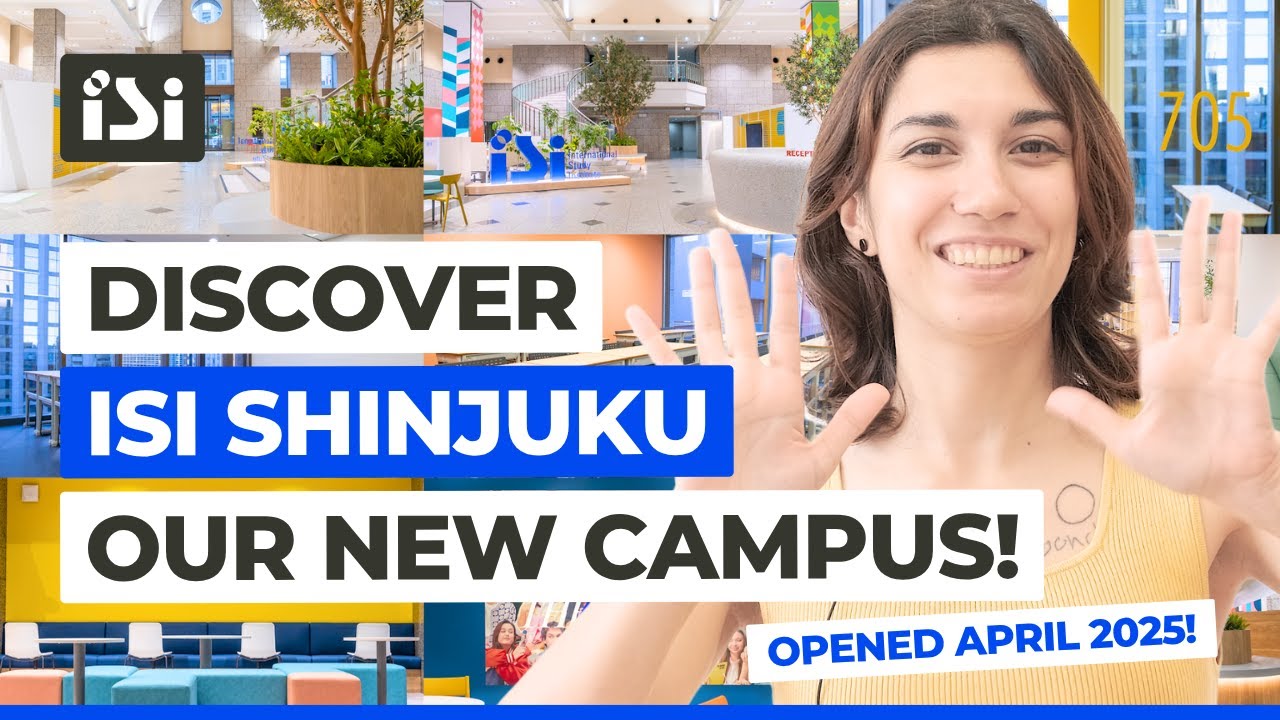 NEW Shinjuku Campus Tour 🇯🇵 | Study Japanese in the Heart of Tokyo | ISI Japanese Language School