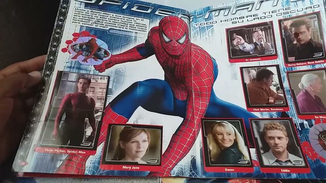 Coleccion Spiderman : Album completo  + colecciónador completo stickers spiderman 3 de sabritas