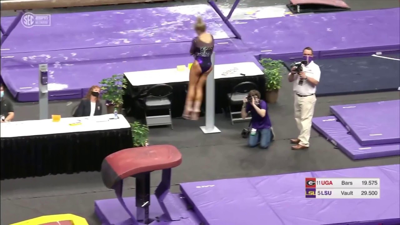 Sarah Edwards Vault LSU vs Georgia 2021 9.825