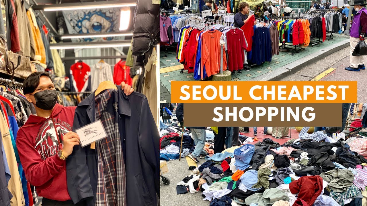 CHEAPEST SHOPPING IN SEOUL KOREA | DONGMYO FLEA MARKET | UKAY-UKAY?