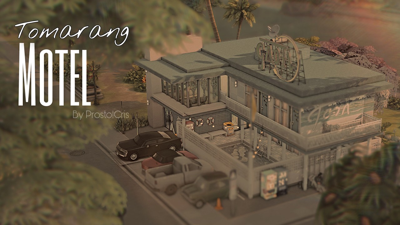 Мотель Томаранга | День Святого Валентина | Строительство The Sims 4 | No CC