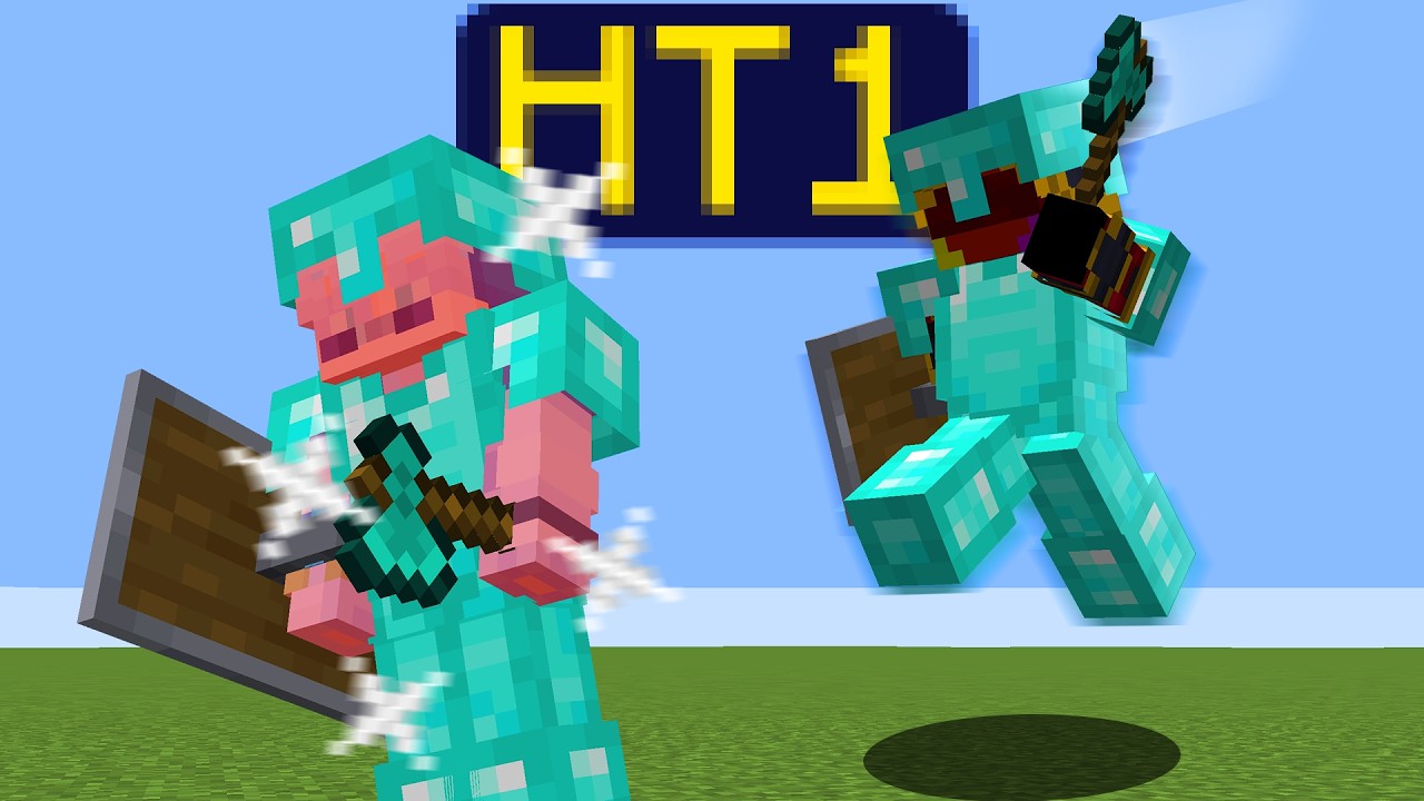Меня протестировали на соответствие определённым уровням в PvP-режиме Minecraft!