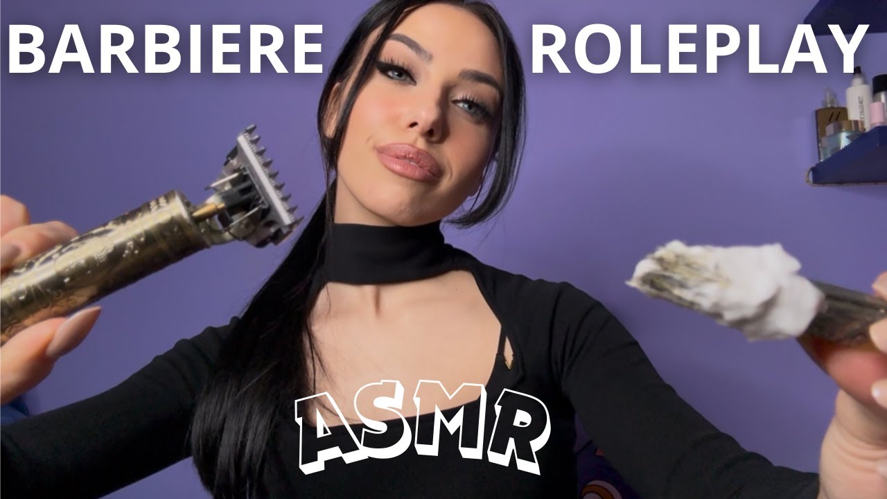ASMR ROLEPLAY BARBIERE - Ti taglio i capelli, la barba e mi occupo di te 💈