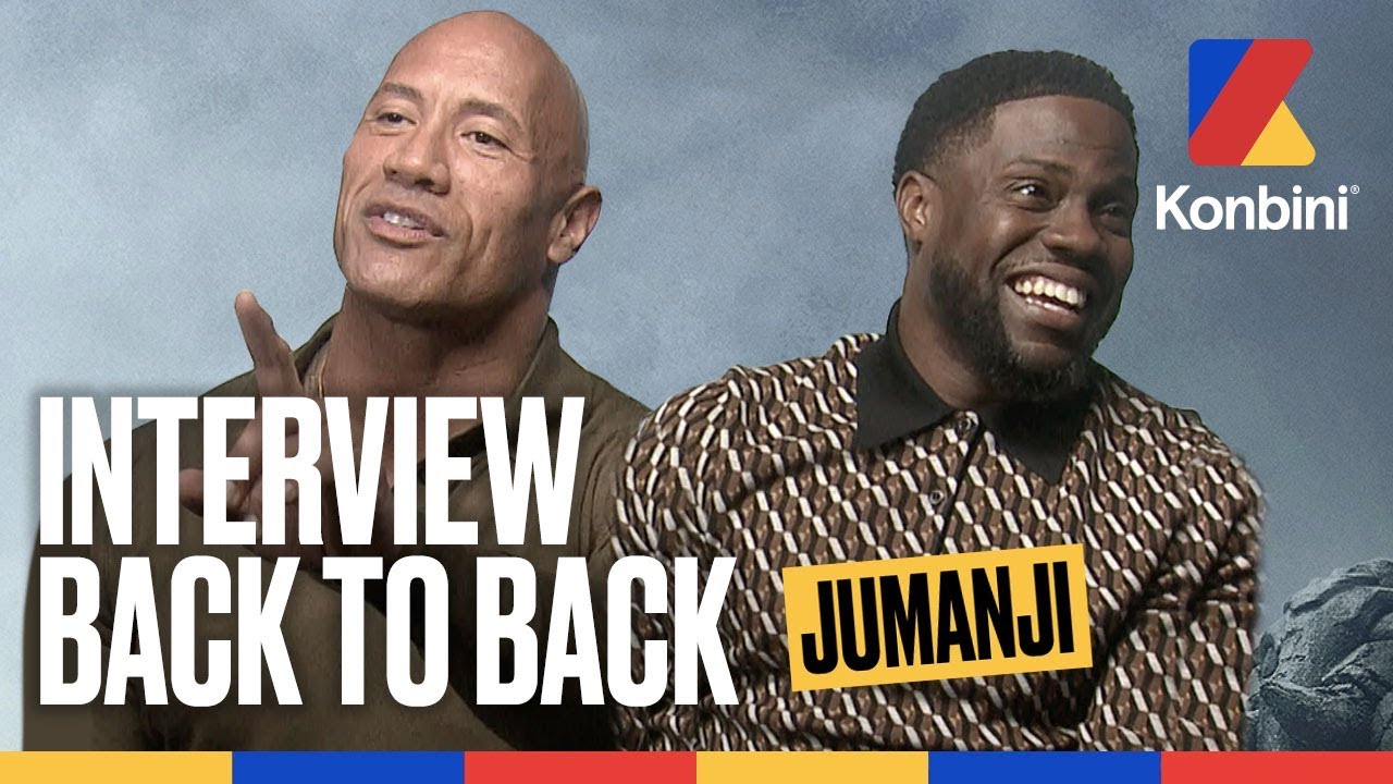 The Rock & Kevin Hart - L'interview Jumanji qui part en live | Konbini