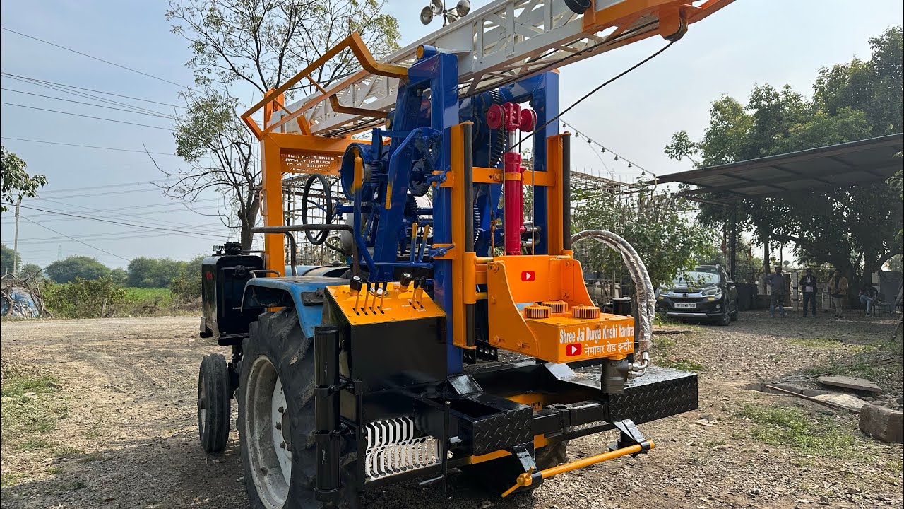 Loring machine | borewell pipe motor lifting machine (9977776537)