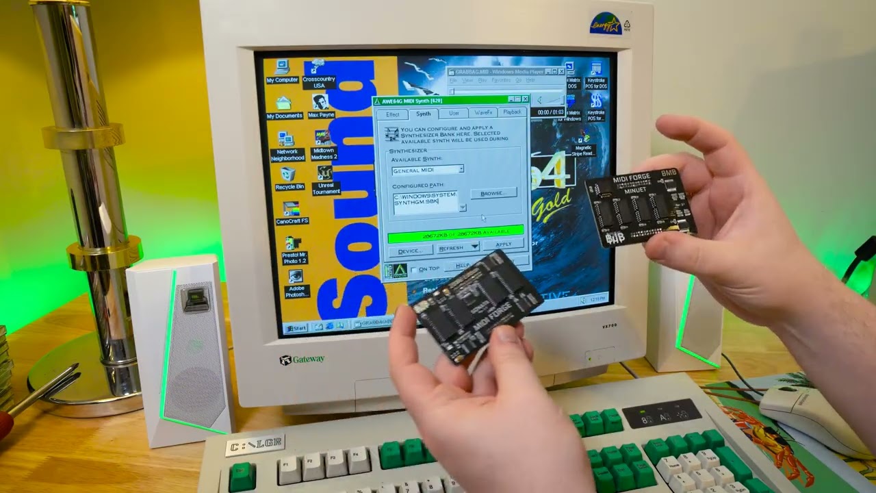 MIDI Forge Sound Blaster AWE64 Upgrades & Soundfont Tests