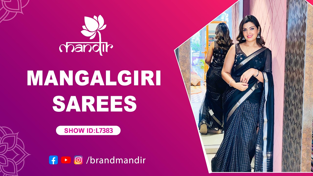 Mangalagiri Sarees Collection | WhatsApp Number 733 733 7000 | Brand Mandir Sarees LIVE